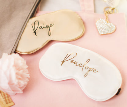 Personalized Silky Plush Eye Mask