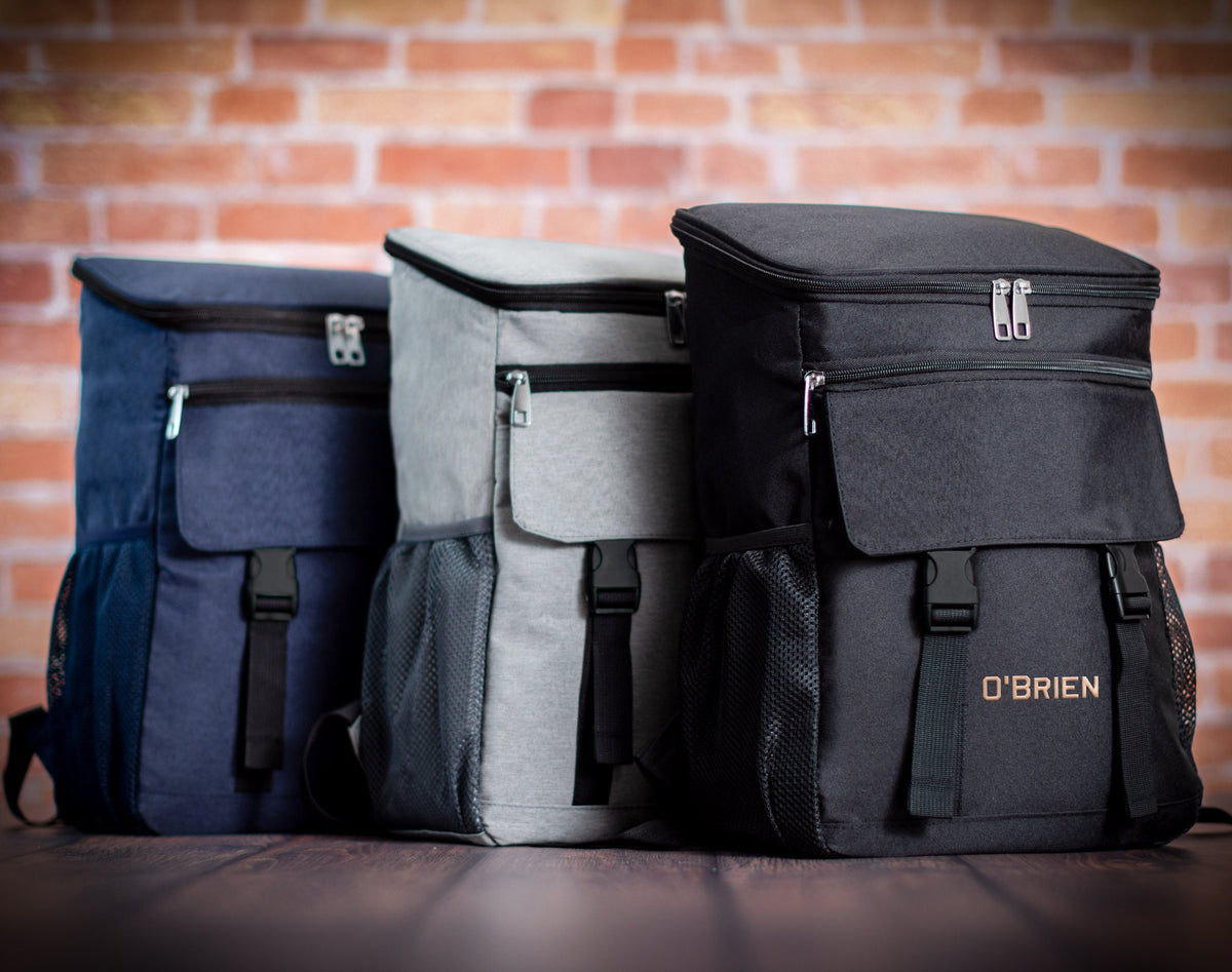 The Basecamp Large Cooler Backpack — personalized 24-can cooler backpack