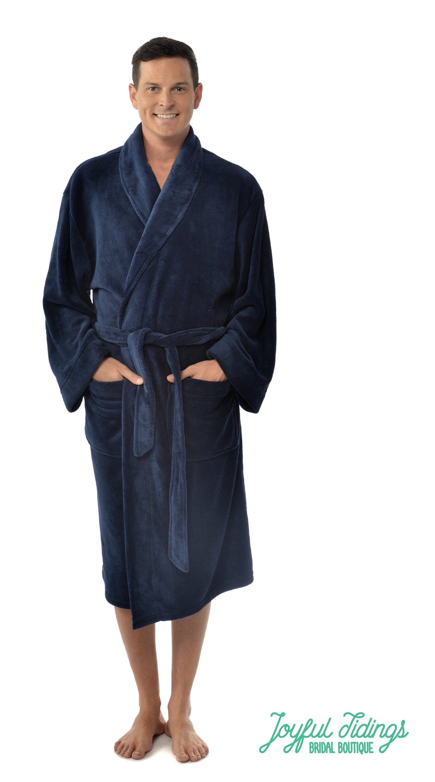 His and Hers Personalized Fleece Robe Gift Set