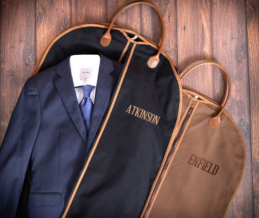 Custom Name Multi-Suit Canvas Suit Bag