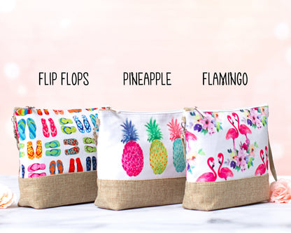 The Poolside Crossbody Cosmetic Bag — personalized crossbody cosmetic bag