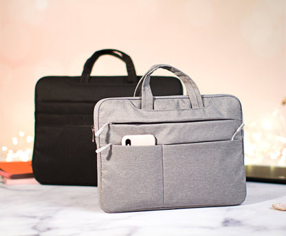 The Coffee Shop Laptop Sleeve — personalized laptop sleeve with pockets