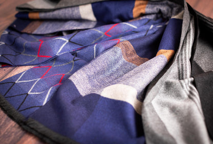 The Overcoat Men's Dress Scarf — personalized men's dress scarf