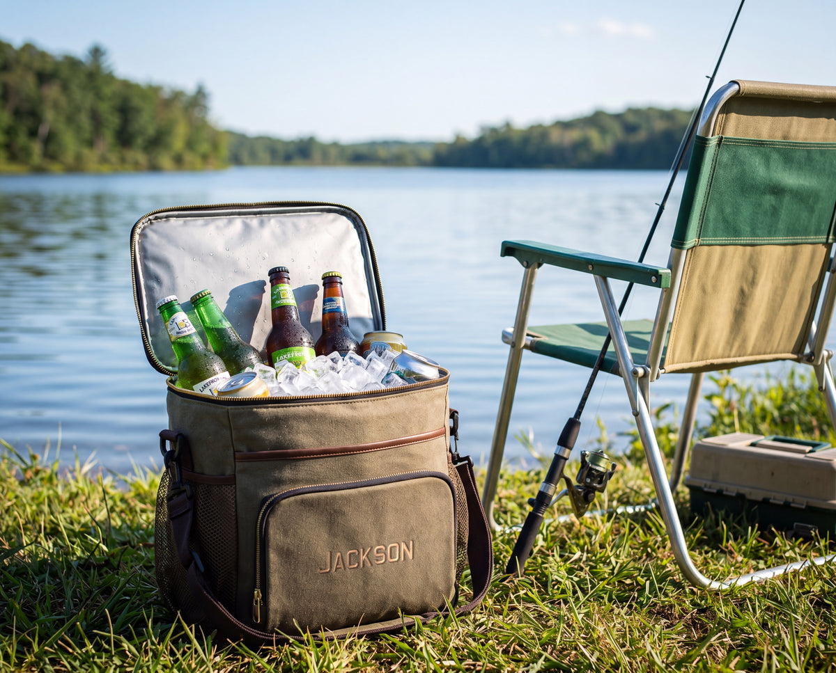 12 Bottle Soft-Sided Canvas Beer Cooler