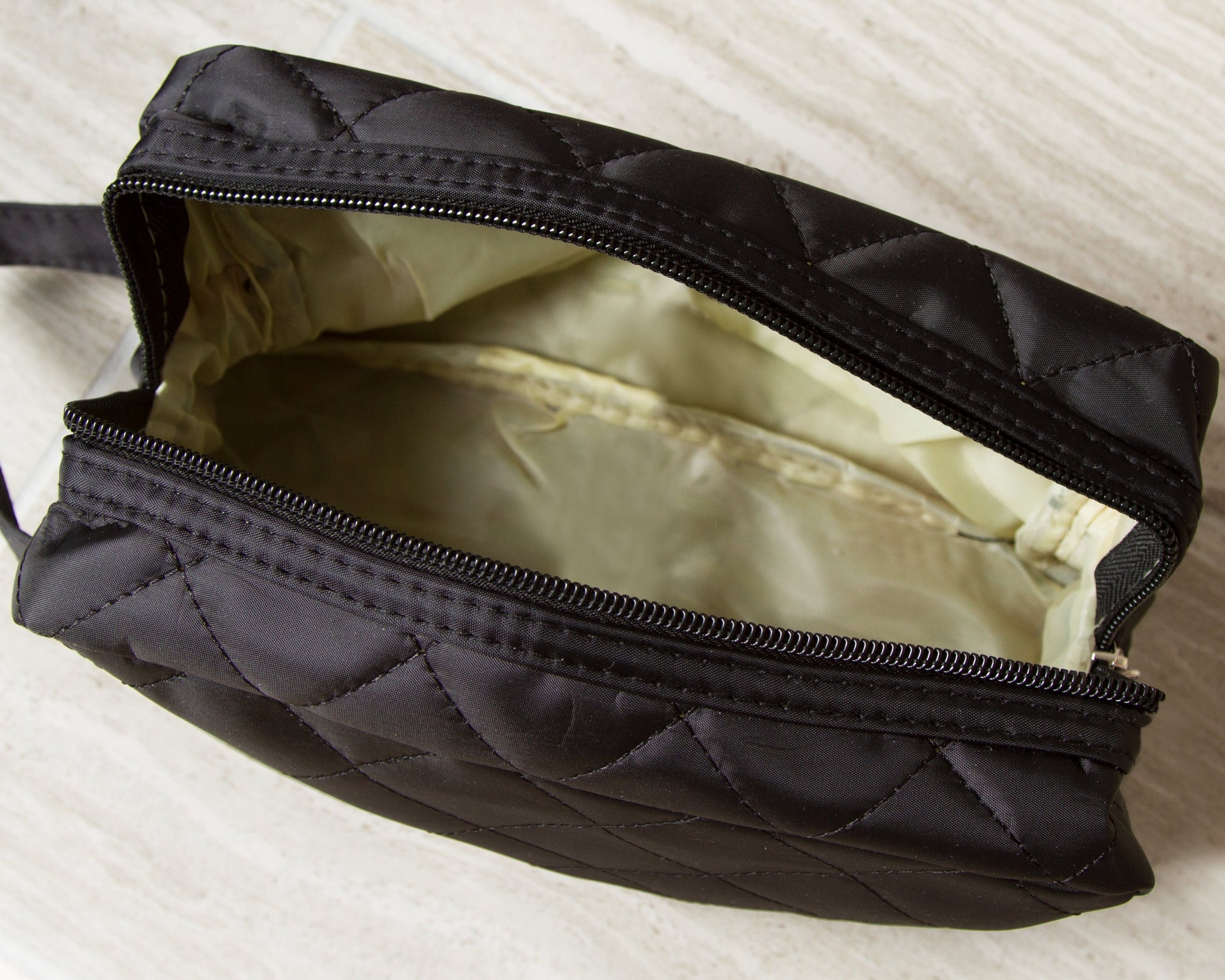 The Touch-Up Quilted Makeup Bag — personalized quilted makeup pouch