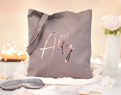 The Corner Store Canvas Tote — personalized canvas tote bag