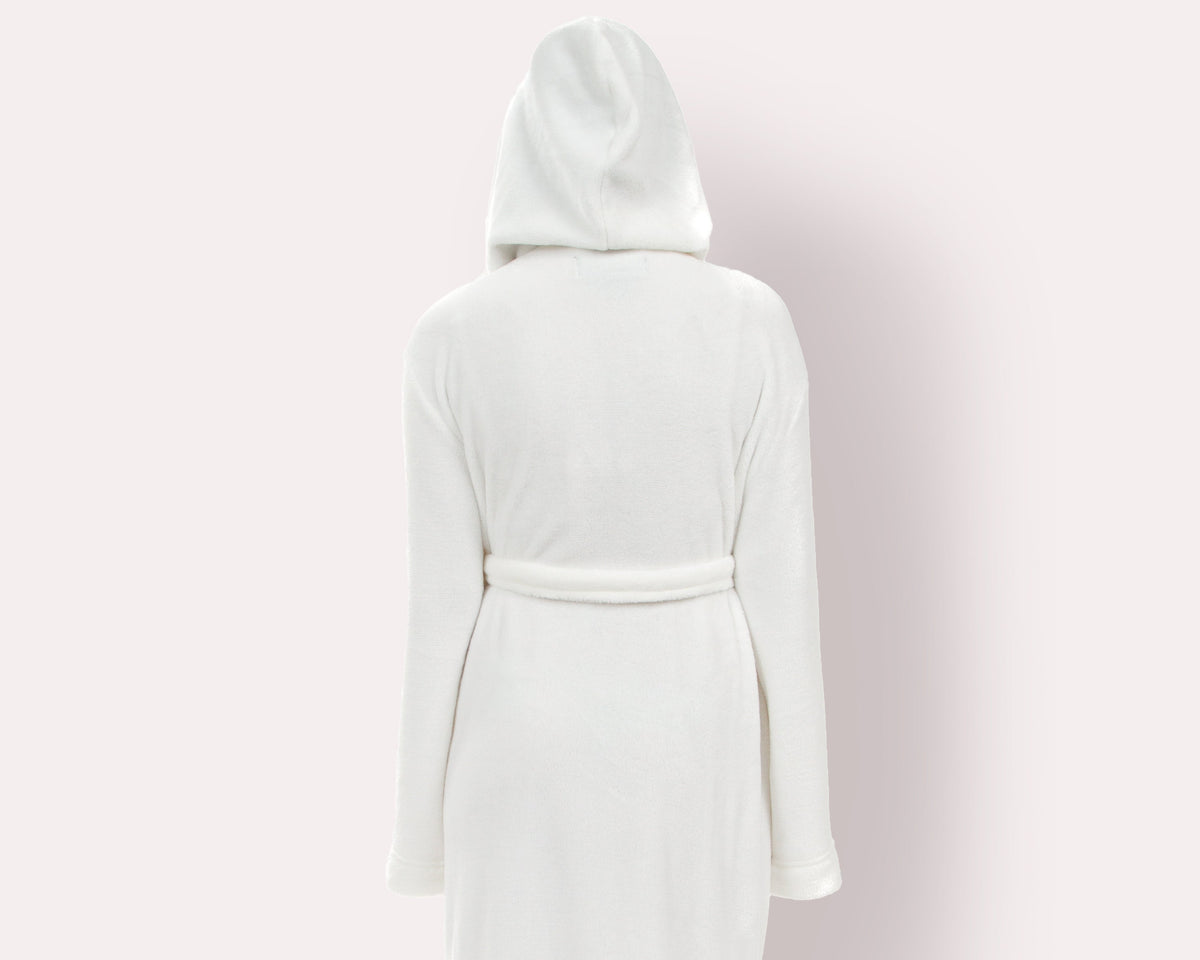 The Homebody Hooded Fleece Robe — personalized hooded fleece robe