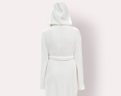 The Homebody Hooded Fleece Robe — personalized hooded fleece robe