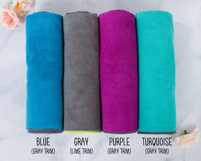 The Savasana Non-Slip Yoga Towel — personalized microfiber yoga towel