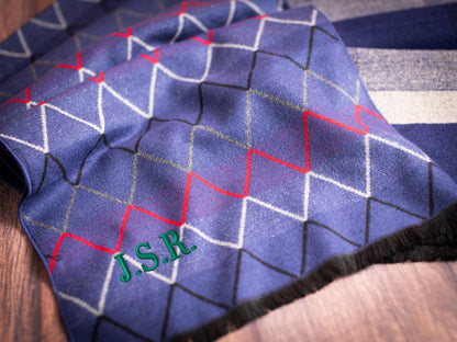 The Overcoat Men's Dress Scarf — personalized men's dress scarf