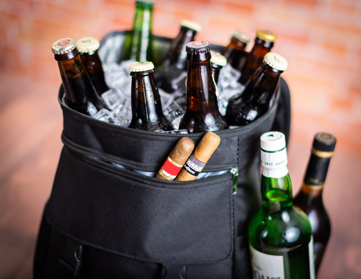 The Basecamp Large Cooler Backpack — personalized 24-can cooler backpack