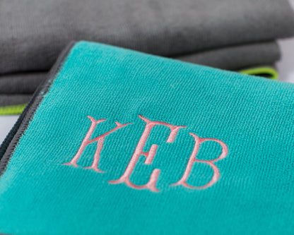 The Savasana Non-Slip Yoga Towel — personalized microfiber yoga towel
