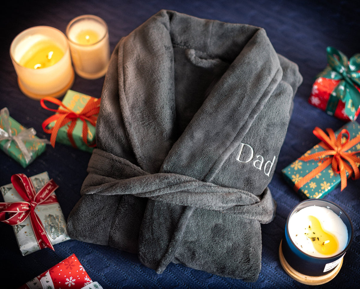 Men's Ultra Soft Fleece Robe