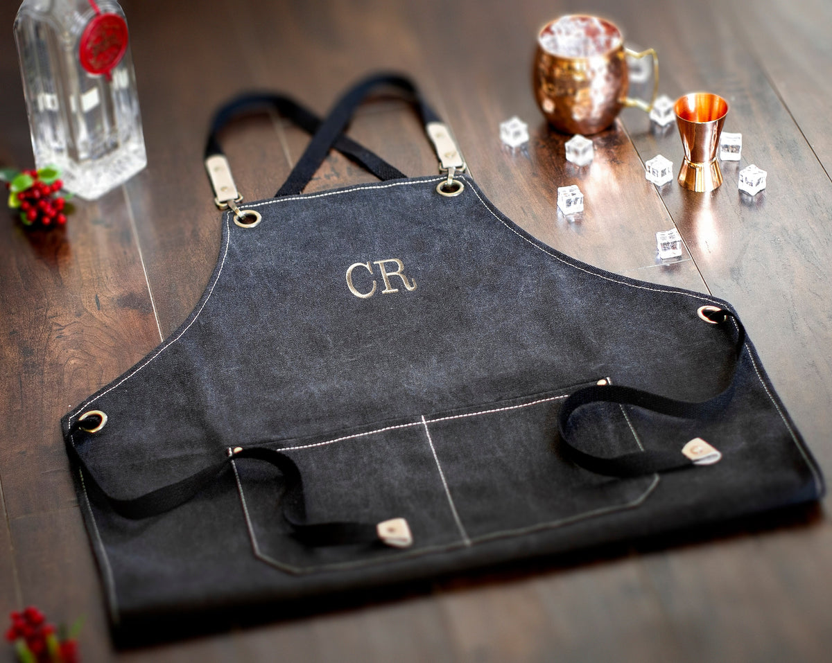 The Line Cook Cotton Apron — personalized cotton canvas apron