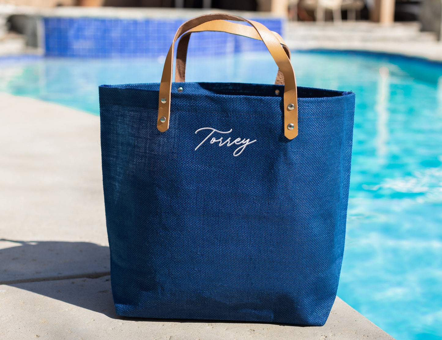 La Palapa Jute Beach Bags