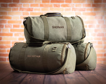 Personalized Duffle Bag With Shoe Pocket