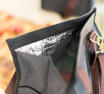 The Lunch Break Insulated Canvas Tote