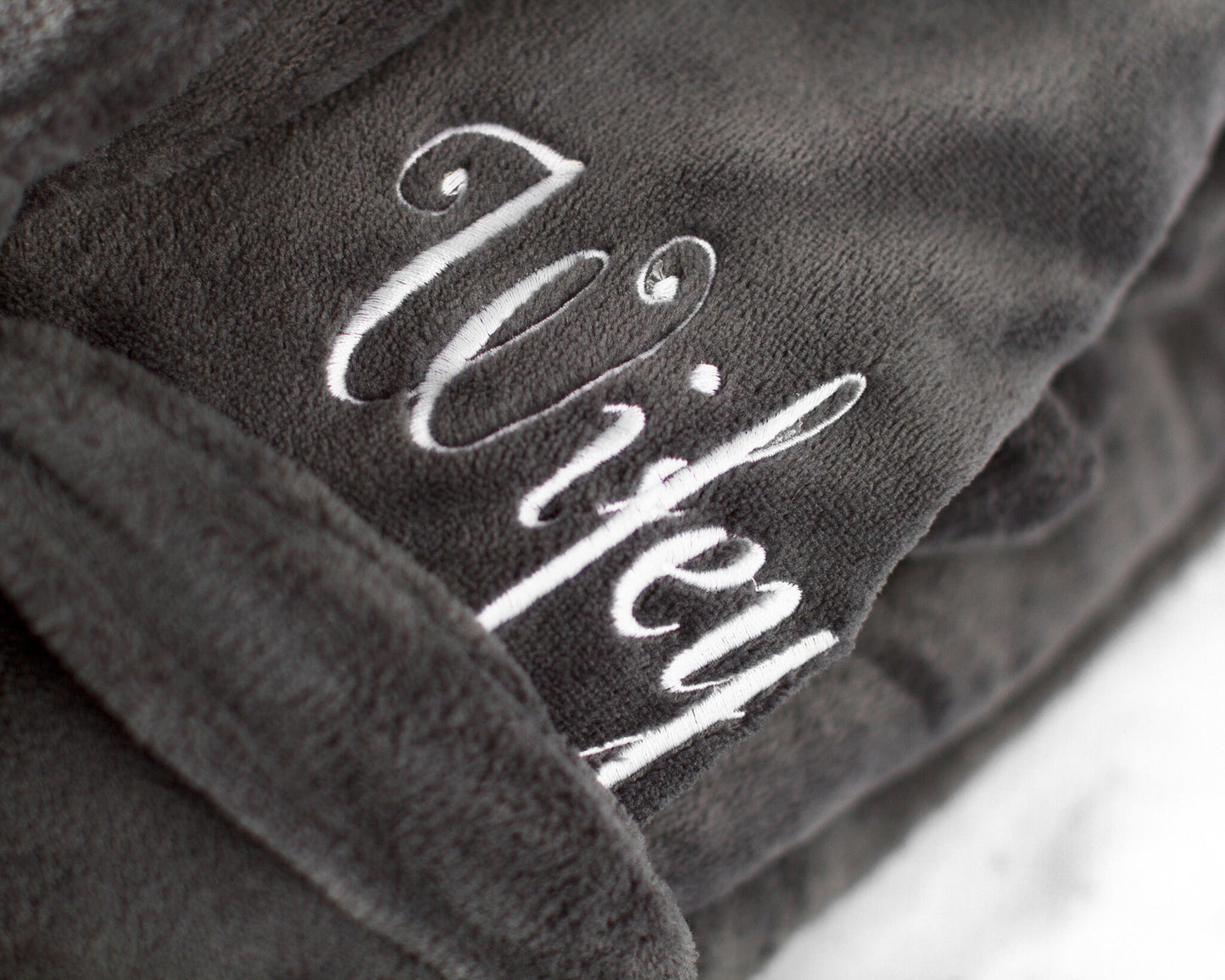 The Homebody Hooded Fleece Robe — personalized hooded fleece robe