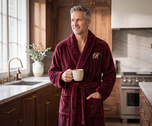 Men's Ultra Soft Fleece Robe
