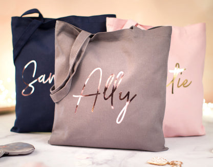 The Corner Store Canvas Tote — personalized canvas tote bag