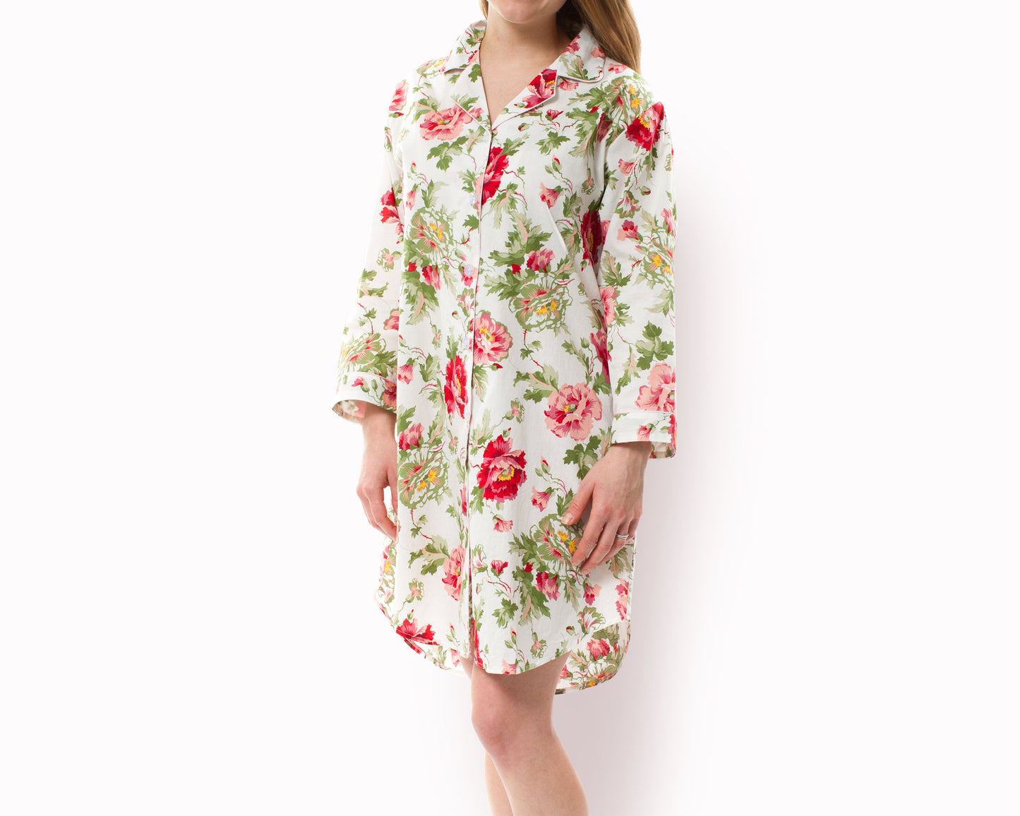 The Porch Light Cotton Poplin Nightshirt — personalized cotton nightshirt