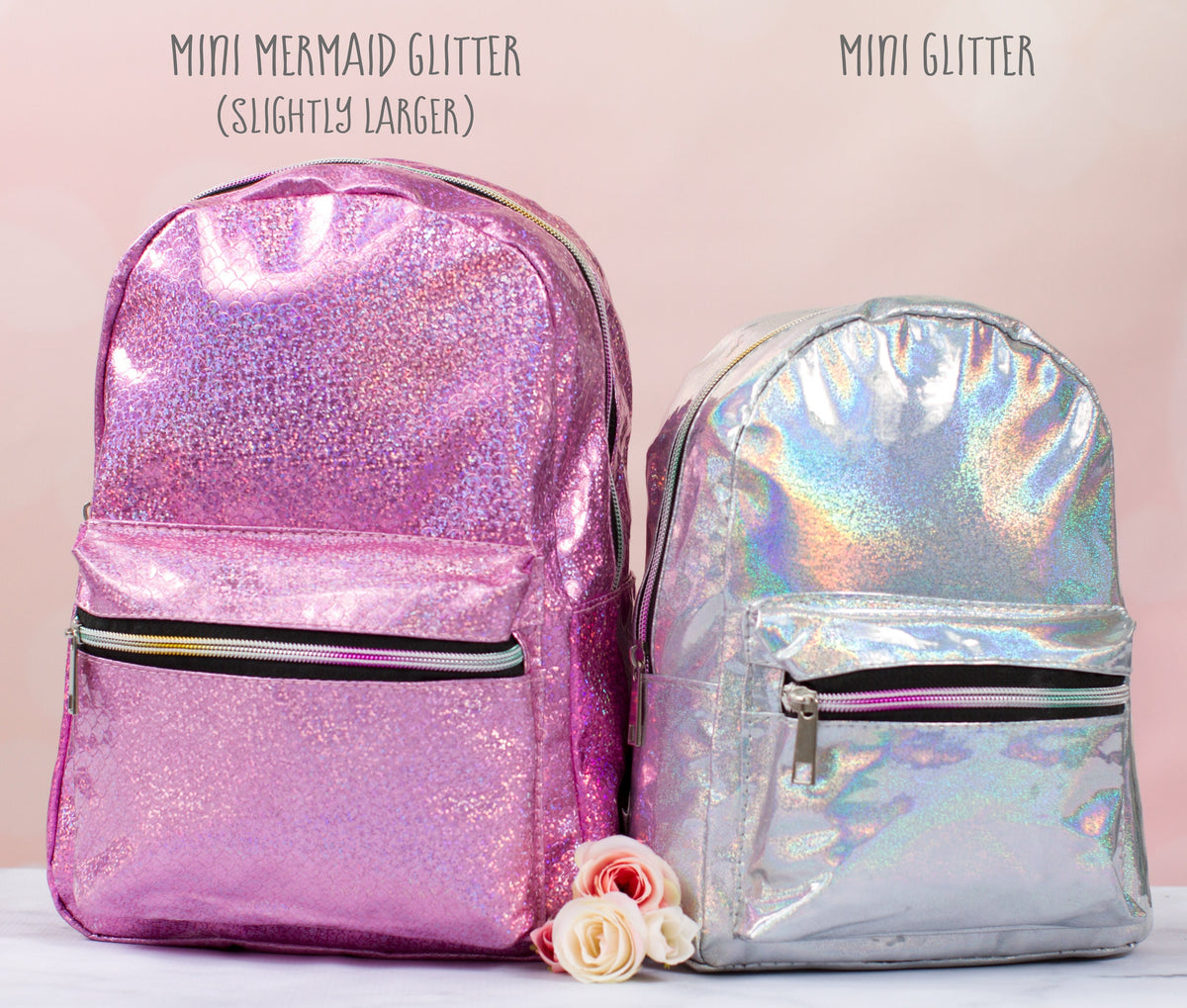 The Show-and-Tell Glitter Mini Backpack — personalized glitter mini backpack