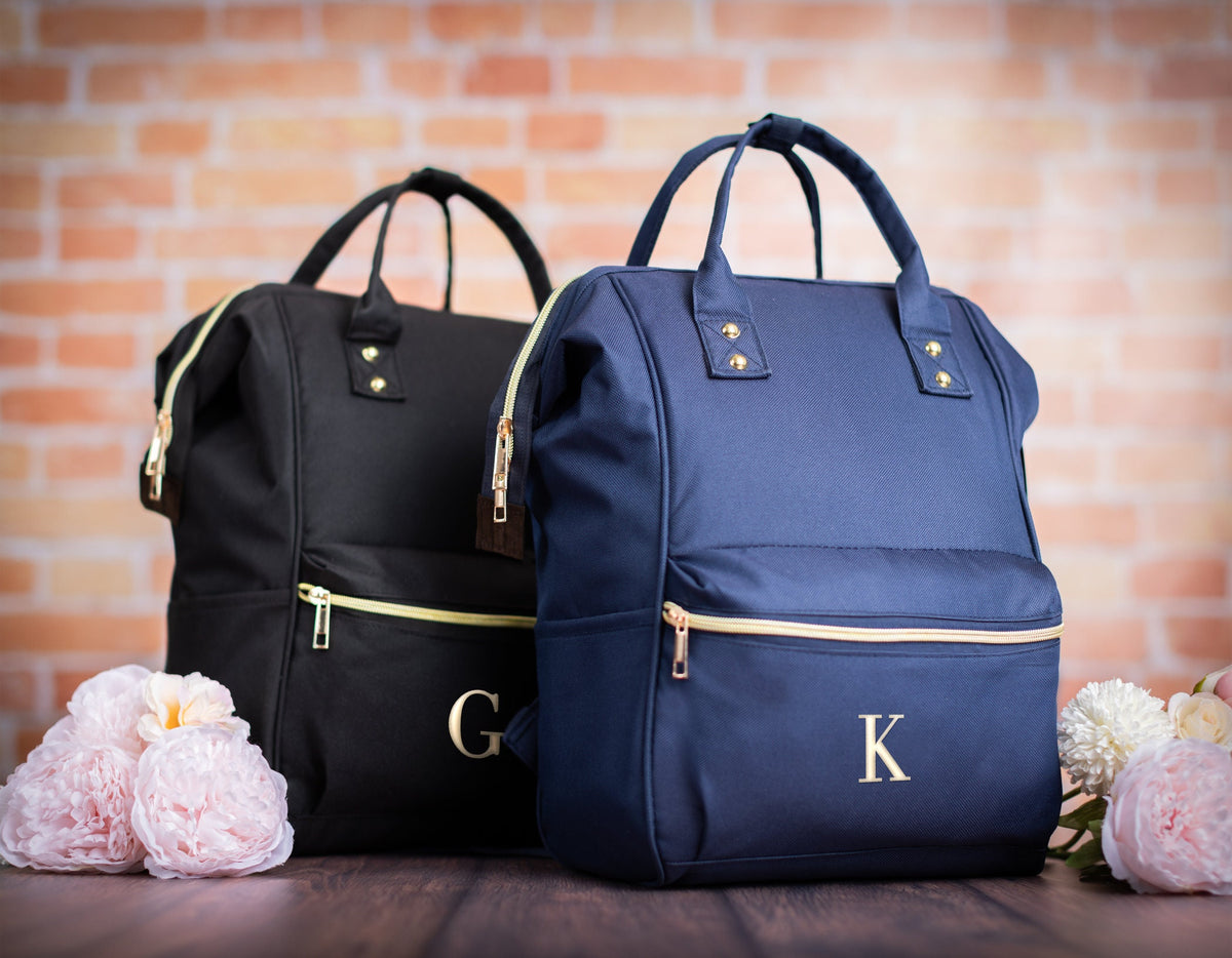 The Night Shift Structured Backpack — personalized nurse backpack