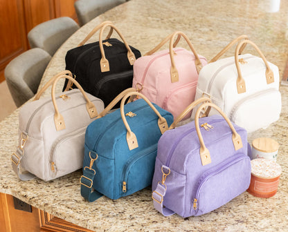 Luxe Corduroy Lunch Cooler Tote