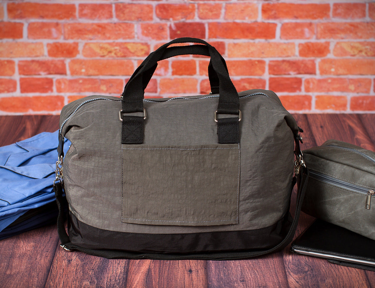 The Fishing Trip Nylon Travel Duffle — personalized nylon duffle bag