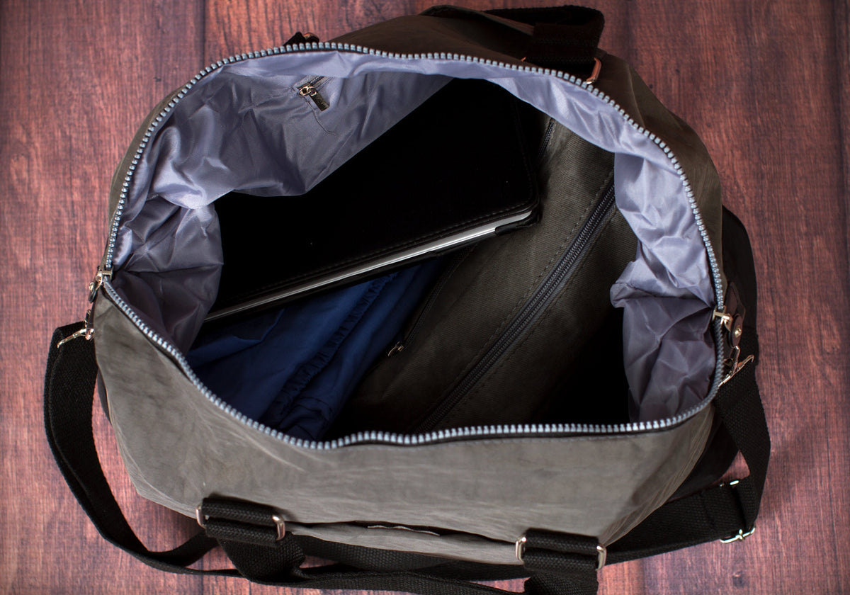 The Fishing Trip Nylon Travel Duffle — personalized nylon duffle bag