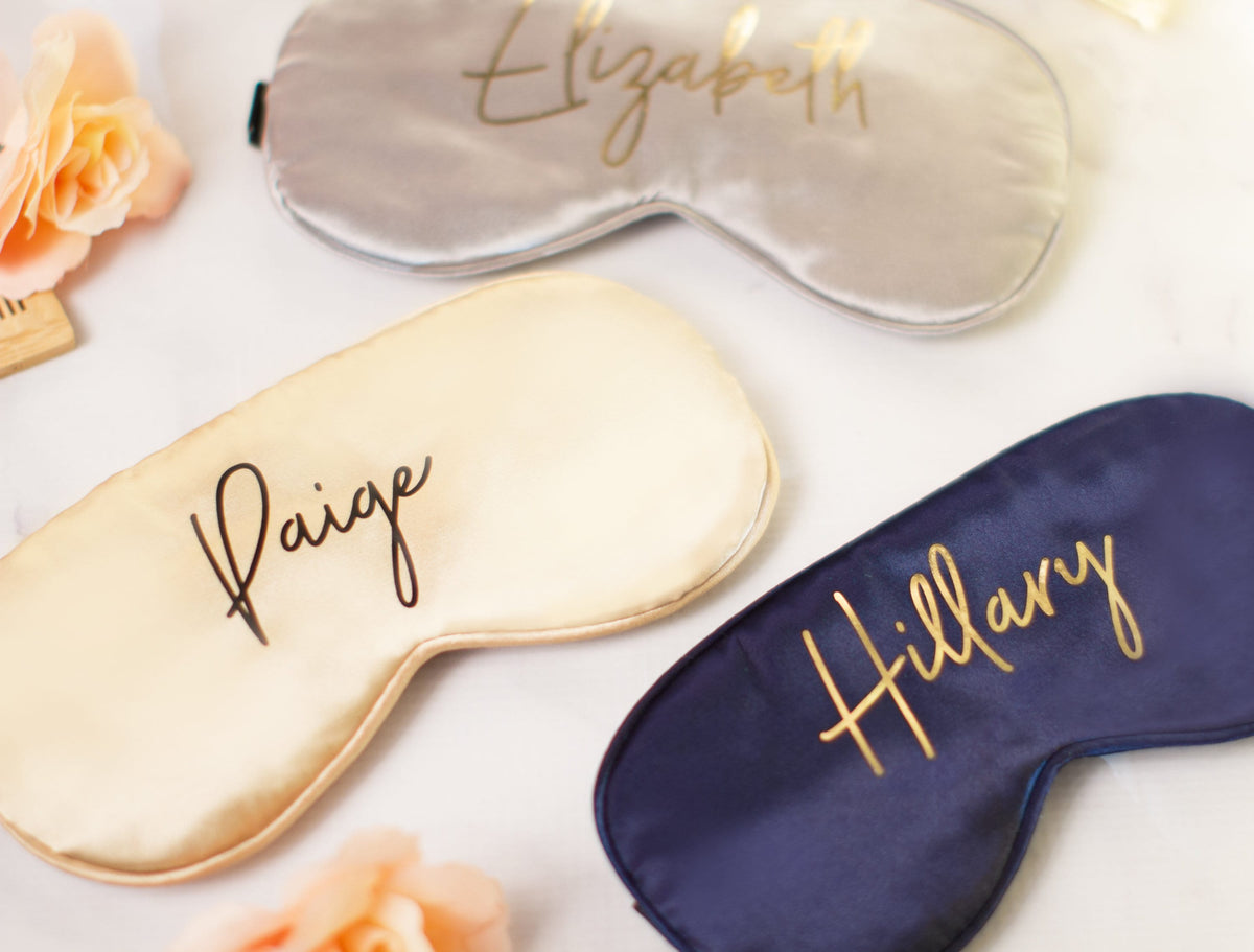 Personalized Silky Plush Eye Mask