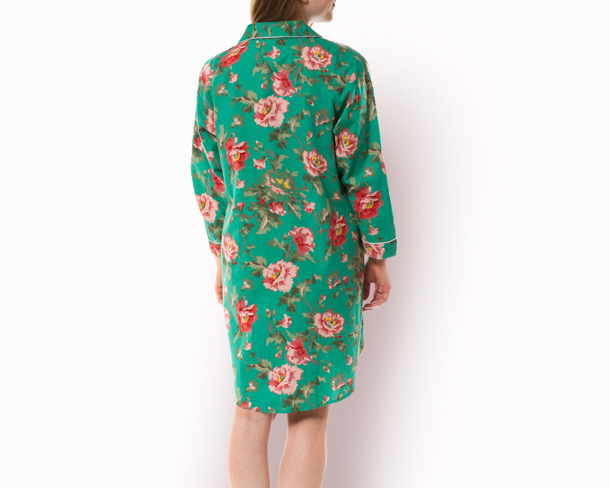 The Porch Light Cotton Poplin Nightshirt — personalized cotton nightshirt