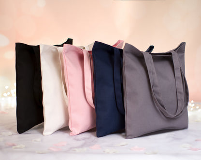 The Corner Store Canvas Tote — personalized canvas tote bag