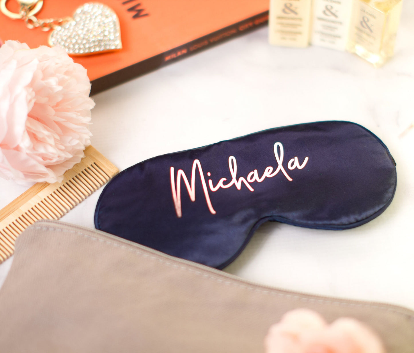 Personalized Silky Plush Eye Mask