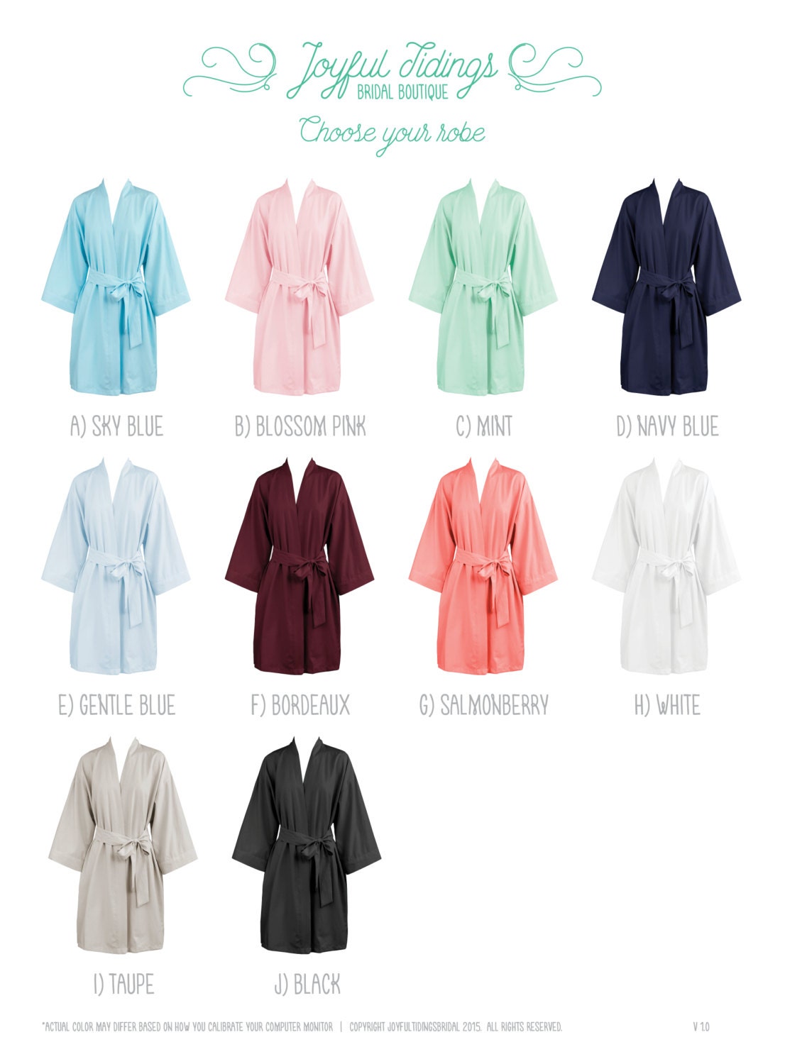 The Morning Light Oxford Cloth Robe — personalized oxford bridesmaid robe