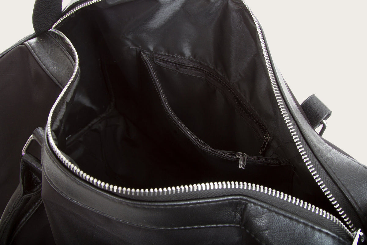 The Girls' Trip Nylon Duffle — personalized black nylon duffle