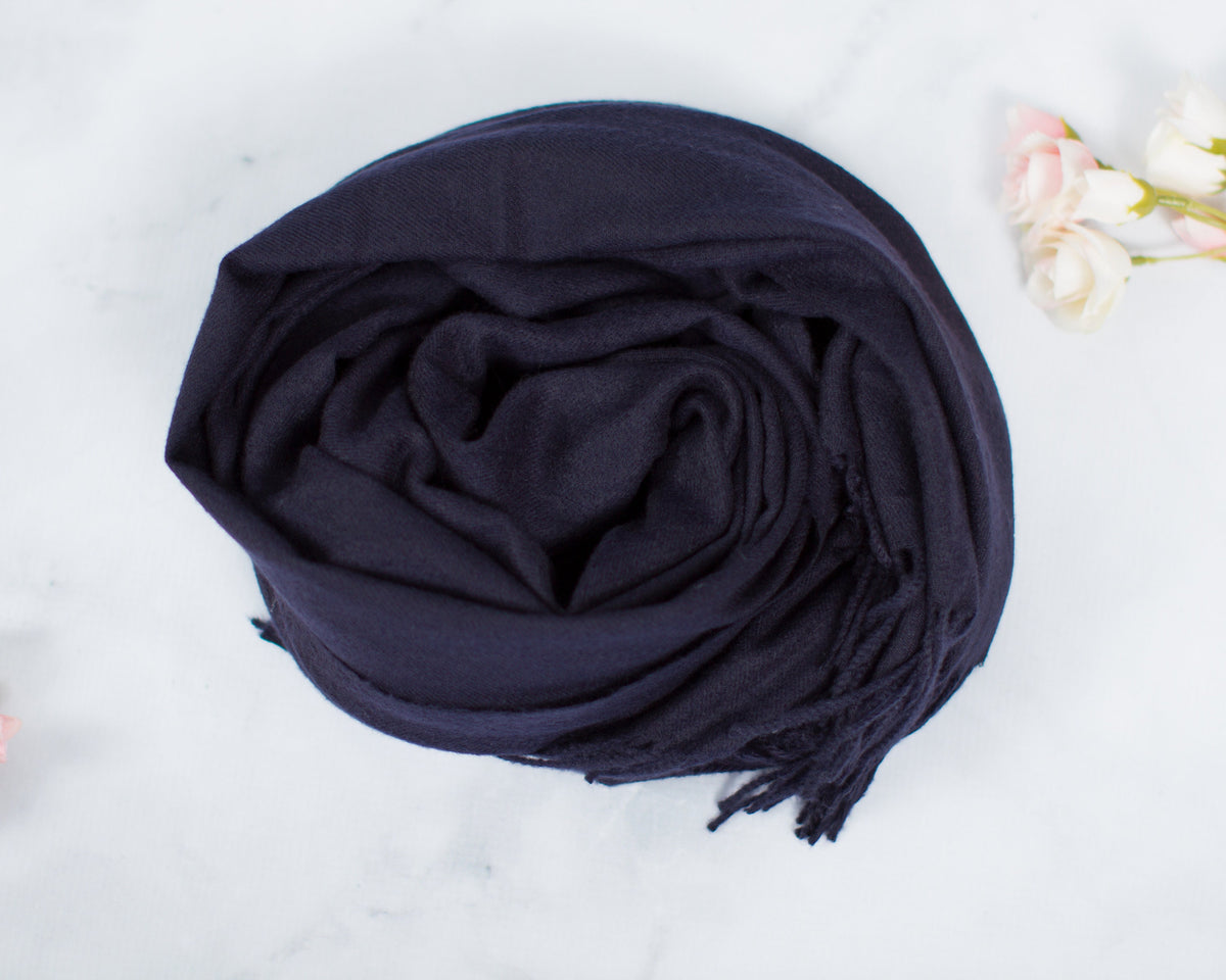 The First Frost Plush Pashmina Scarf — personalized plush pashmina scarf