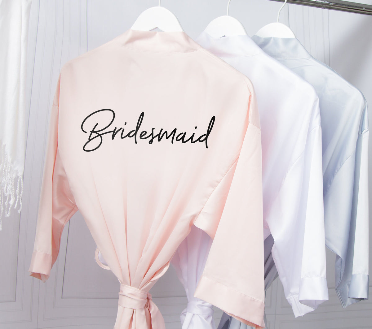 The Soft Focus Matte Satin Robe — matte satin bridesmaid robes