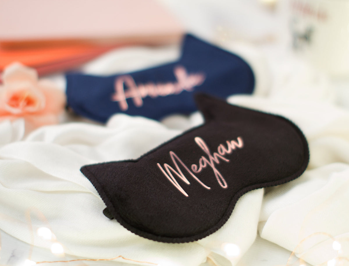 The Cat Nap Kitty Sleep Mask — personalized kitty sleep mask