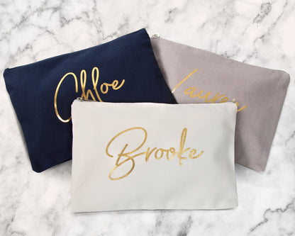 The Catch-All Canvas Zip Pouch