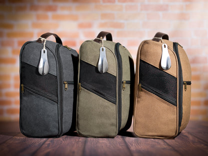 Smart Dry Canvas Golf Shoe Bag