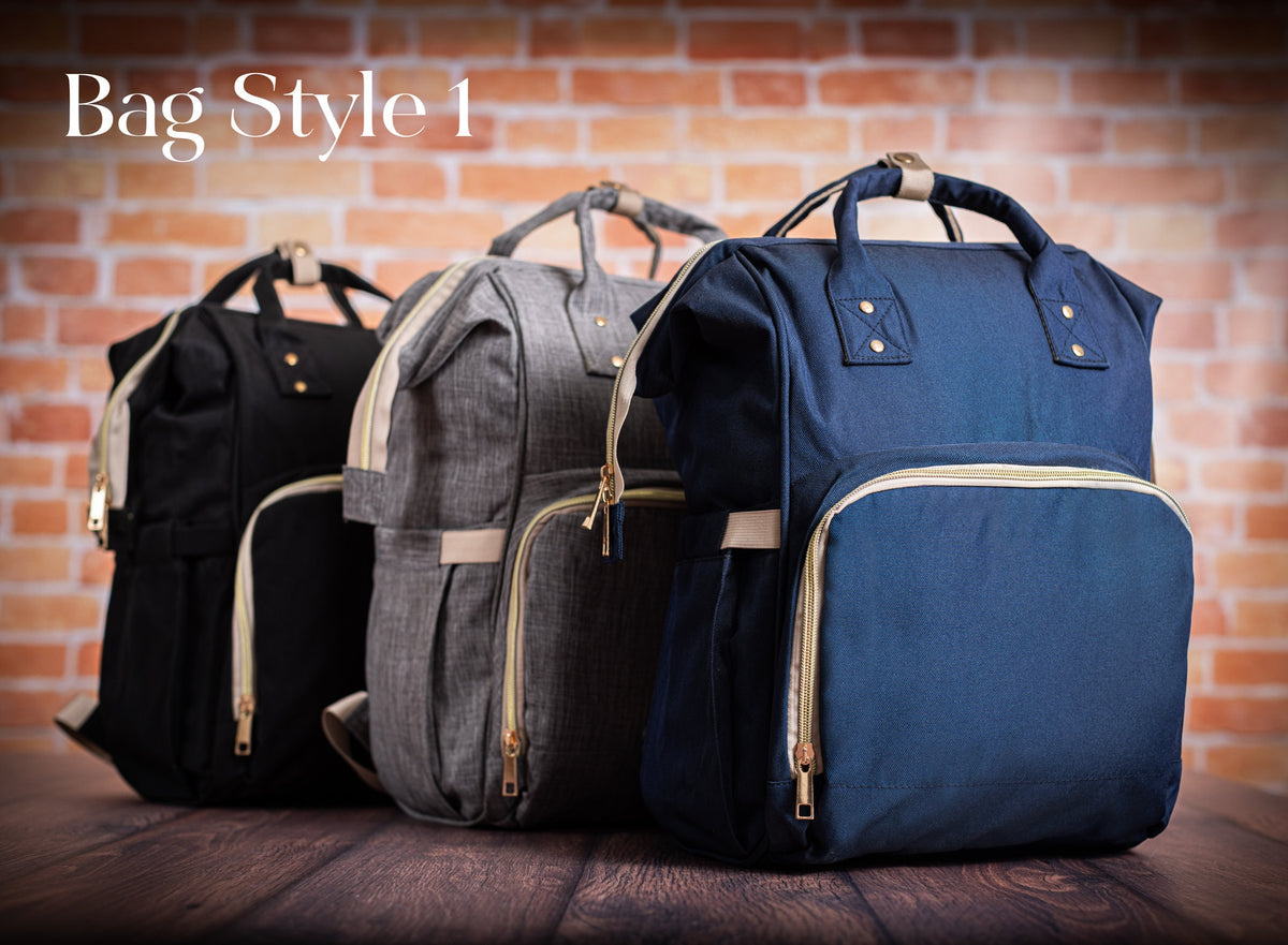 The Nursery Run Diaper Backpack — personalized diaper bag backpack