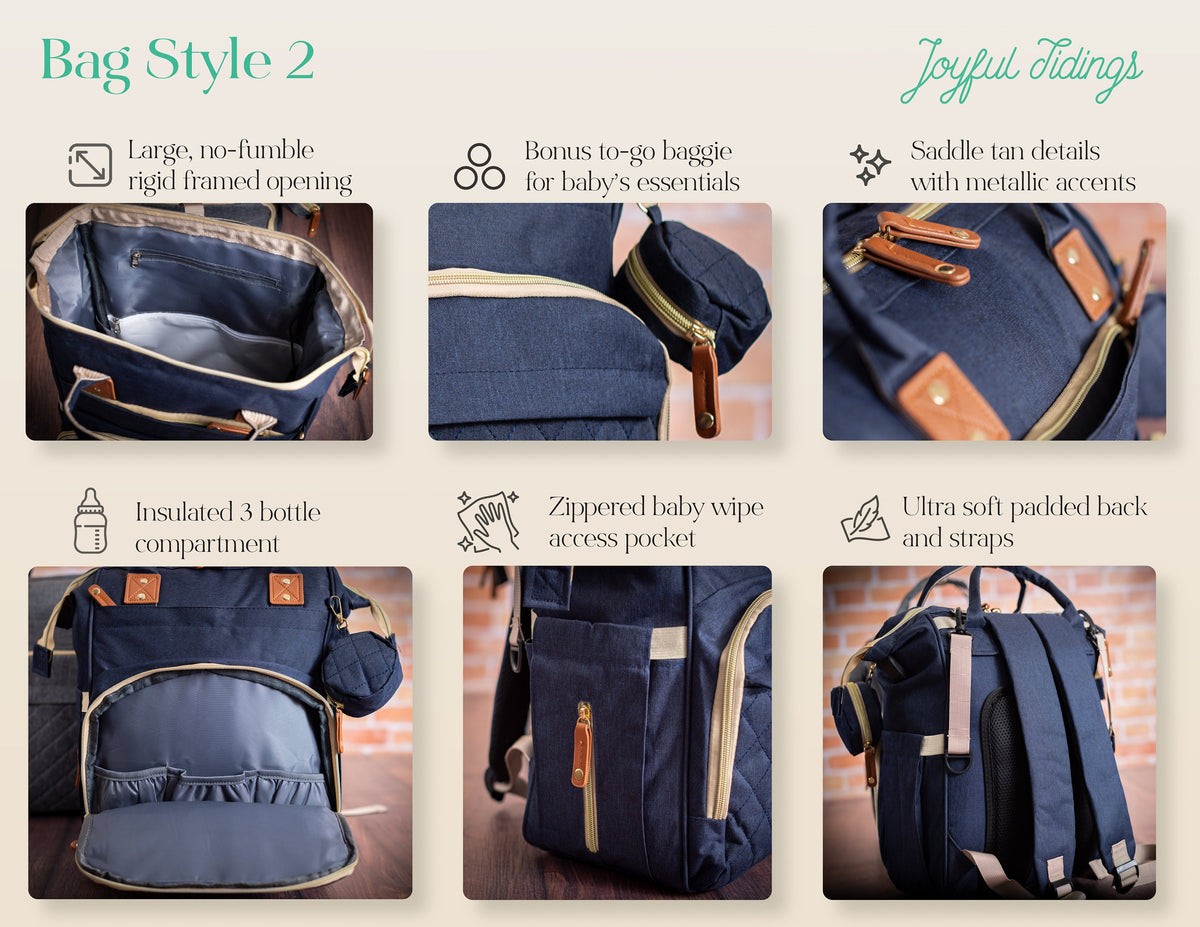 The Nursery Run Diaper Backpack — personalized diaper bag backpack