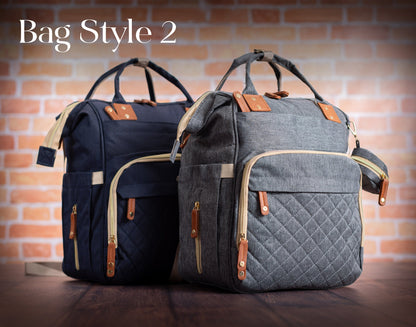 The Nursery Run Diaper Backpack — personalized diaper bag backpack